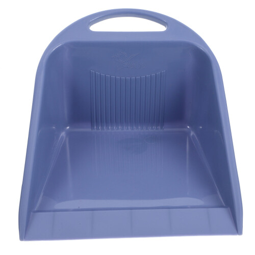 2Pcs Plastic Handheld Dustpan Dark Blue Portable Dust Pan for Home 1