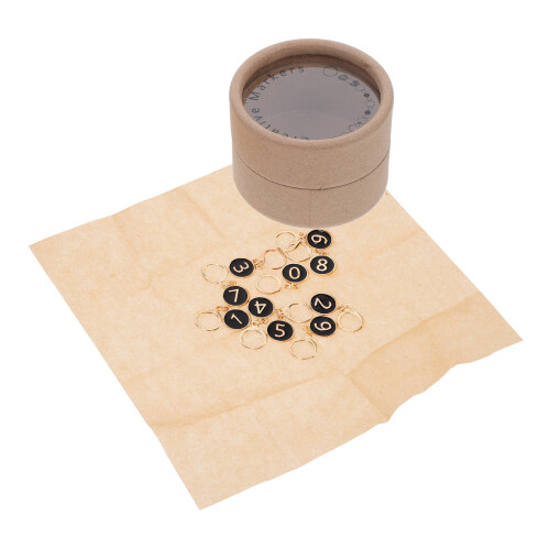 20Pièces Marqueurs De Numérotés Métal Noir Durable 2