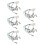 5Pcs Multi Car Dashboard Light Wire Replacement Kit ABS Copper Durable 5