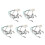 5Pcs Multi Car Dashboard Light Wire Replacement Kit ABS Copper Durable 7