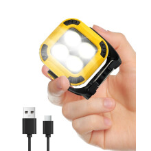 20W LED Rechargeable Work Light, Super Bright 900LM Portable Magnetic COB Floodlight with 4 Modes & 4 Brightness Levels, Waterproof 360 Rotatable US