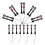 40St Mini Lampen Straatlamp Model LED Multikleur Voor Creatieve Sets 3