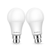 EvaStary B22 Bayonet Light Bulb, 23W A70 Super Bright LED Bulbs Bayonet 200W Equivalent, 3000K Warm White, BC 2100 Lumens Energy Saving Bulb, Pack of