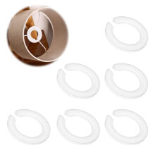 LIAMGUS 6 PCS lampshade Reducer Ring, E27 to E14 Lampshade Reducer Ring, Light Shade Adapter Ring, Plastic Lamp Shade Ring Converter, for Support Lam