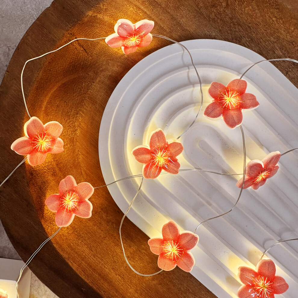Hhmtaka Flower Fairy String 3M Blossom S With 30Led Fairy Battery Operated Fairy S Spring Decoration For Indoors Bedroom Home W Light 43744664