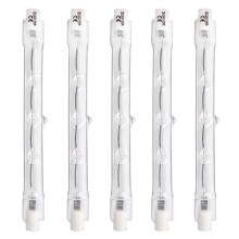 SCNNC R7S Linear Halogen Floodlight Bulbs 118mm 300W Dimmable, 4500lm Warm White 2700K, 220-240V Halogen Linear R7S Bulb J118mm for Work, Landscape L