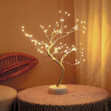 108 LED Tree Lamp, 1.5 FT Fairy Tree Light, 8 Modes, USB& Battery Twinkling Trees, DIY Adjustable Branch for Indoor Decoration Bedroom Desktop Christ