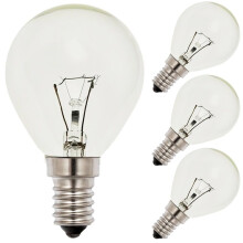 Sunnylinn 25W E14 Fancy Globe Scentsy Light Bulb Dimmable, SES Small Edison Screw Large Globe Light Bulb 230V Warm White 2700K, 25W E14 Bulb for Scen