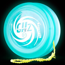 MAGICYOYO D1 GHZ Looping Yoyo Glow in The Dark, Entry-Level Yoyo for Kids, Responsive Yo Yo for Kids and Beginner, Professional 2a Trick Yo yo with 6