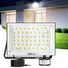 papasbox 150W Led Floodlight Outdoor, 15000LM Security Lights Outdoor Motion Sensor, IP66 Waterproof Spotlight, 6500K LED Work Light, PIR Lights with