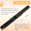 Black Triangle Folding Angle Bracket, Adjustable Wall Shelves,Mounted Table Shelves,Home Hardware,12 Inch,2Pcs 4
