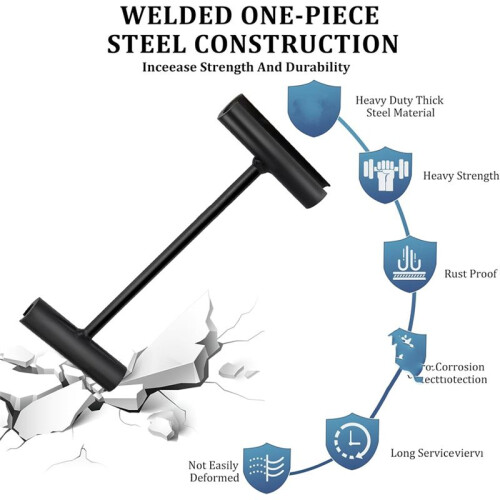 Door Hinge Adjustment Tool,Door Hinge Bender, Locksmith Hinges Gaps Adjusting Wrench - Solve Doors Sag, Stick, Misalign 2