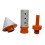 Brazed Diamond Milling Bit Chamferer Ceramic Tile Hole Expander 5/8-11 Thread Adapter Conical Stone Grinding Bits 3Pcs 1