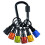 Bit Holder Keychain 6pc -1/4In Hex Shank Bit Holders -for Nut Driver,Screwdriver & Drill Bits,Include Keychain Carabiner 4