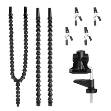Helping Hands Soldering, Third Hand PCB Circuit Board Holder Flexible Arms with Desk Clamp Base for Electronic Boards