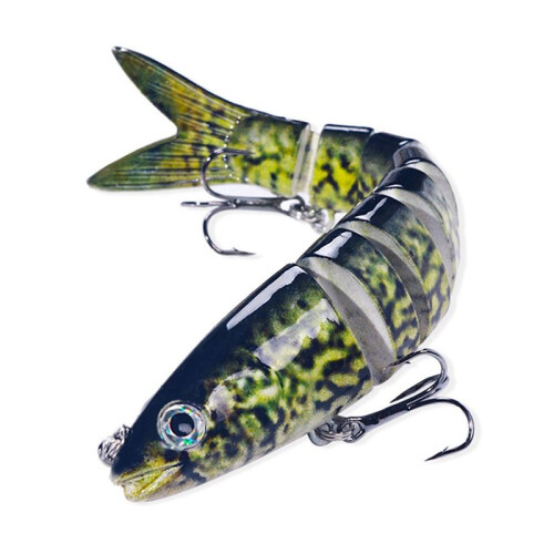 Schwimmender Köder, Angelköder für Hecht, Angelköder, Wobbler für Barsch, Angelköder Nr. 2