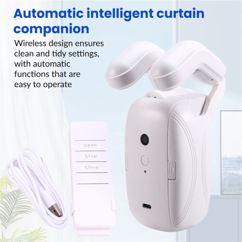 Tuya  Curtains Machine Wireless Curtain Opener  Robot Remote Control for Roman Guide Rail 2