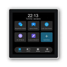 Panel de Interruptor de Pantalla Táctil Tuya T3E, Interruptor de Luz de Pared con Pulsador Zigbee para Panel de Control Inteligente de la UE, Color