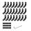 24pcs 2020 Series L-Shape Interior Inside Corner Connector Joint Bracket with Screws Black 1
