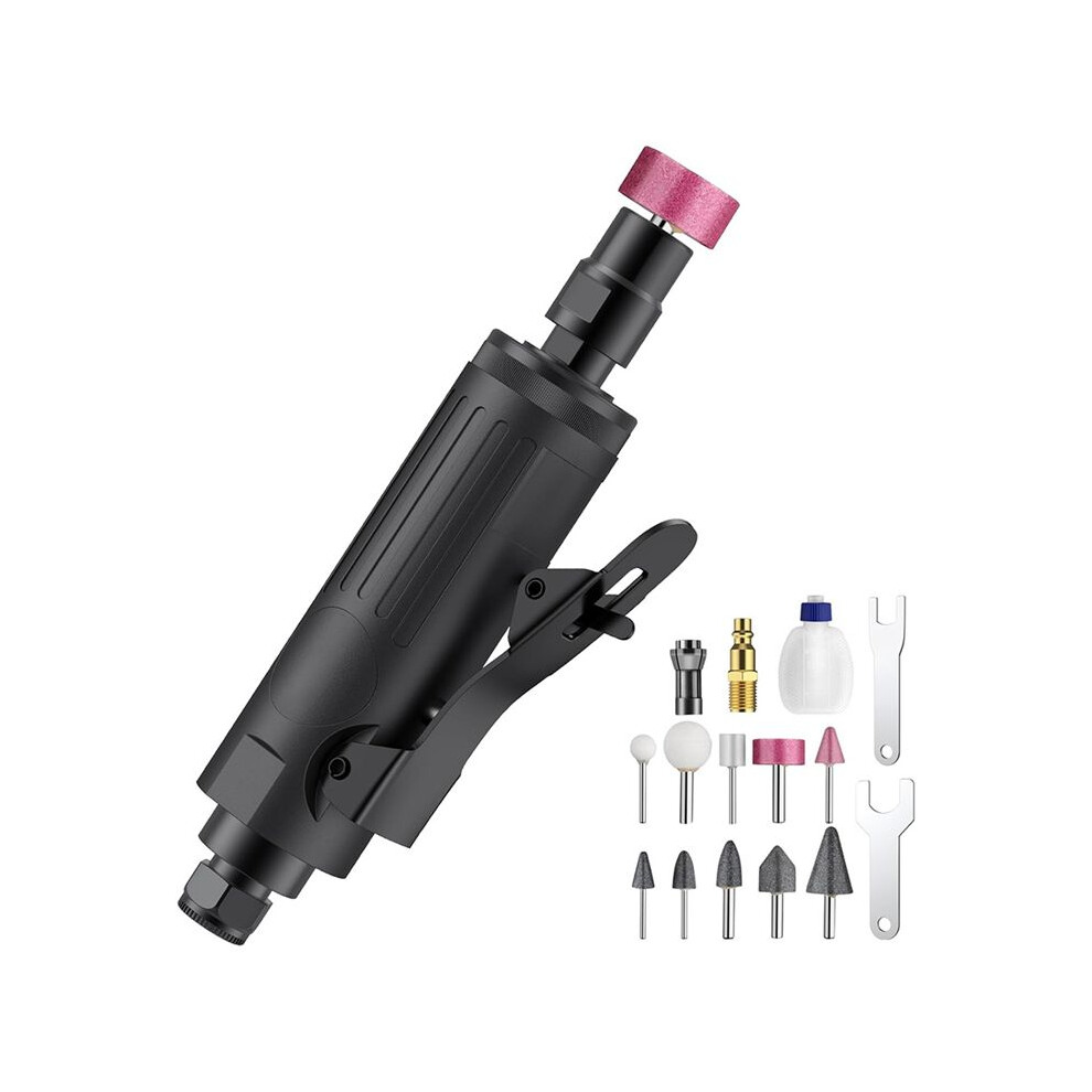 Air Straight Die Grinder,1/4In Pneumatic Angle Die Grinder,25000 Rpm,For Contour Grinding, Cutting,Polishing,Weld Repair 6031192226927