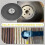3pcs Plastic Angle Grinder Backing Pad Compatible with M14 Internal Thread Disc Sander Angle Grinder 180mm Diameter 2