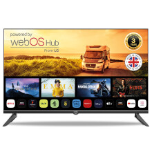 Cello 12 Volt 32 inch Traveller Smart TV Made in UK Ultrafast WebOS, Freeview Play, FreeSat, Bluetooth, Netflix, Prime Video, Apple TV, BBC. Camperva
