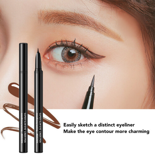 Extra feiner flüssiger Eyeliner-Stift - Braun 0,8 g 2
