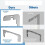 Wall Panel Gasket, Electrical Outlet Gasket,Equipment Leveling Plate, Socket Gasket for Fixing Wall Electrical Box 20PCS 3