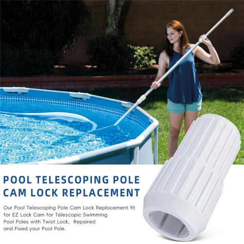 2 Pcs Pool Telescoping Pole Cam Lock Replacement for EZ Lock Cam for Telescopic Swimming Pool Poles with Twist Lock A 1