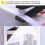 Fesoar Hook and Loop Strip Tape Double Sided Self Adhesive Sticky Back Fast 5