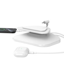 PlusAcc Adjustable Stand for Show 5 3rd Gen & iPhone Whtie