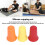 Ensemble de 3 ventouses en silicone, ventouses à vide miniatures 85 cm 5