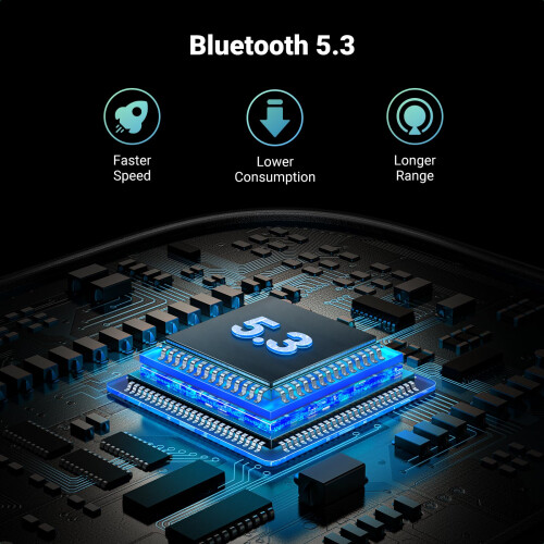 UGREEN Bluetooth 5.3 Transmitter Receiver, 2-in-1 Aux, Dual Connection, 28H 2
