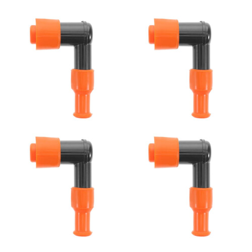 4Pièces Couvre Bougie Orange Résistante Multi Usage Pour Quads Dunes 1