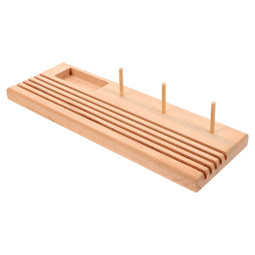 Rack Couture Beige Bois Pour Règle À Broder