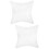 2Pièces Coussin Gonflable Transparent PVC Camping Confort Réglable 9