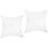2Pièces Coussin Gonflable Transparent PVC Camping Confort Réglable 6
