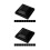 2Ensembles Bouchons De Poteaux En PP Noir, Couvre-Clôture Durable 4