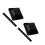 2Ensembles Bouchons De Poteaux En PP Noir, Couvre-Clôture Durable 9