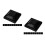 2Ensembles Bouchons De Poteaux En PP Noir, Couvre-Clôture Durable 6