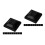 2Ensembles Bouchons De Poteaux En PP Noir, Couvre-Clôture Durable 10