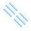 50Pièces Flacons Distribution Huile Bleus Usage Maintenance 7