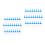 50Pièces Flacons Distribution Huile Bleus Usage Maintenance 4