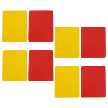 16Pièces Cartes D'arbitre PVC Multicolores Pour Football