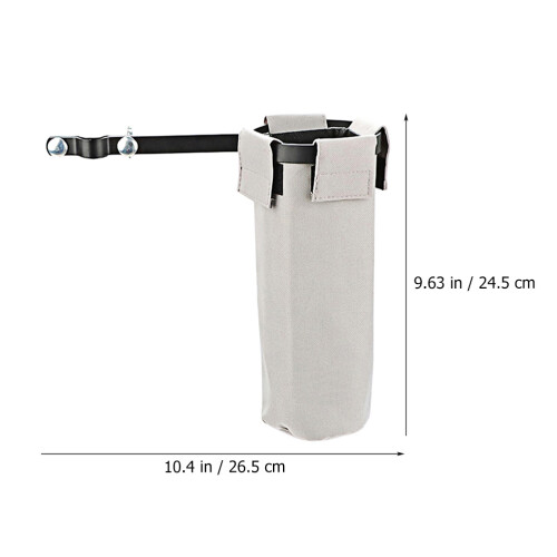 Sac - De Batterie En Toile Grise Pour Percussion 1