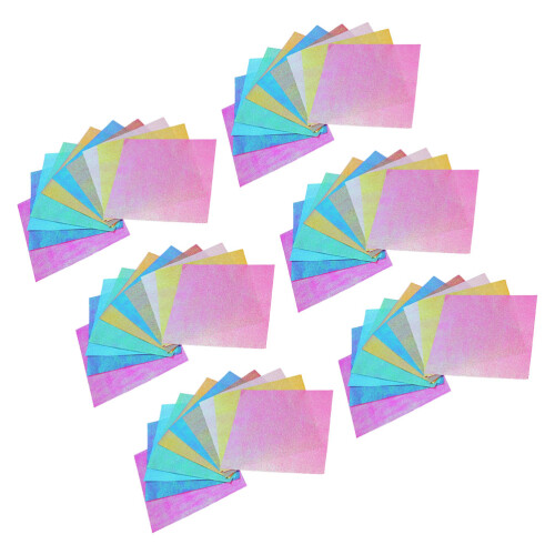 Papier Origami Irisé Pour 2