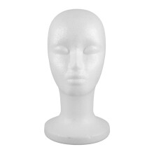 2Pièces Tête Mannequin Blanche Pour Perruques Et Chapeaux Shop