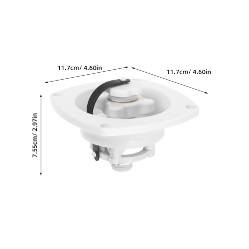 Raccord Remplissage Eau Rv Blanc Simple Design Étanche 2