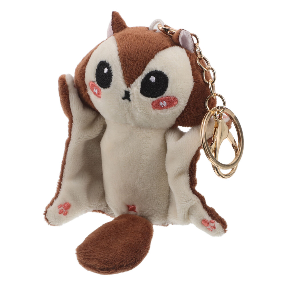 2St Cartoon Eekhoorn Sleutelhanger Voor Tas En Rugzak-image