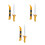 3Pièces Épées Jouet Enfants PVC Décor Roleplay Original 5